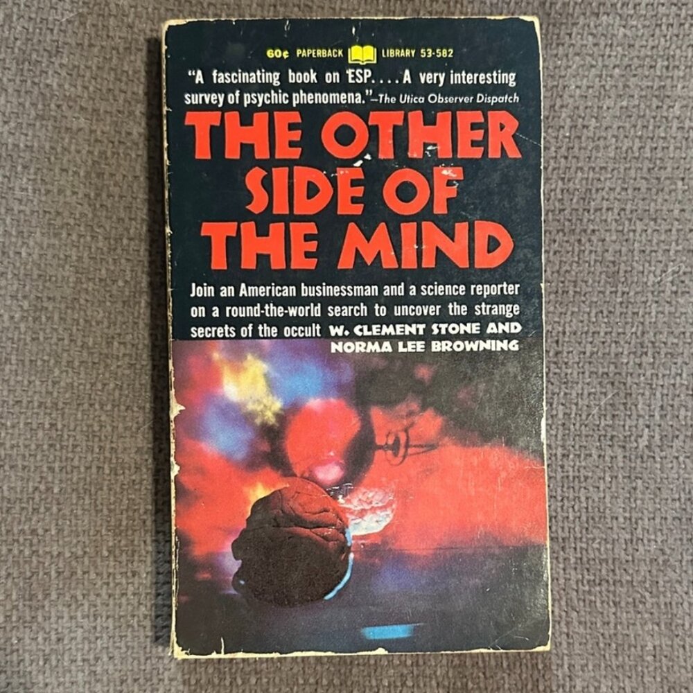 The Other Side Of The Mind Stone Browning Paperback 1967 Vintage Occult 1st Ed